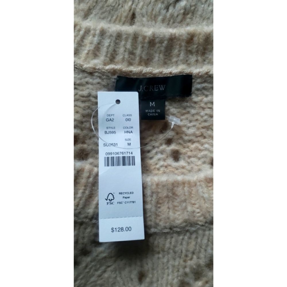 J.Crew Pointelle crewneck sweater - Picture 6 of 6